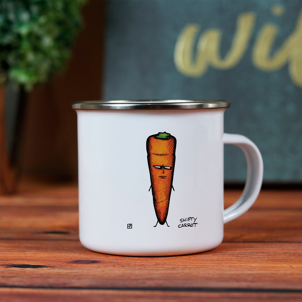 Shifty Carrot Camping Mug