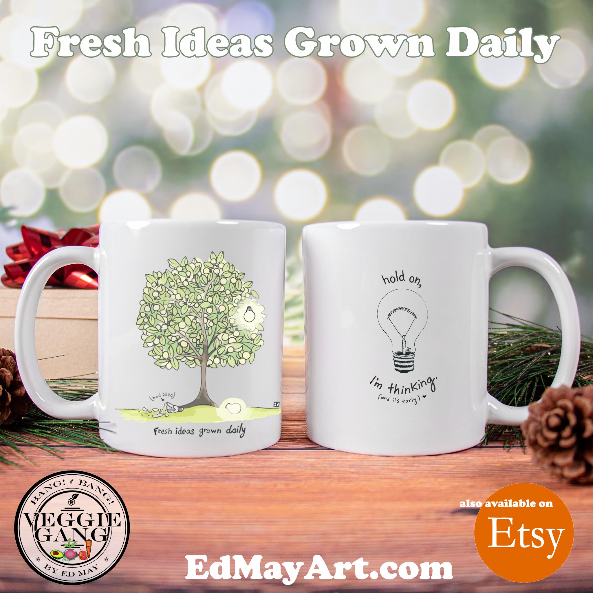 Fresh Ideas Grown Daily Mug